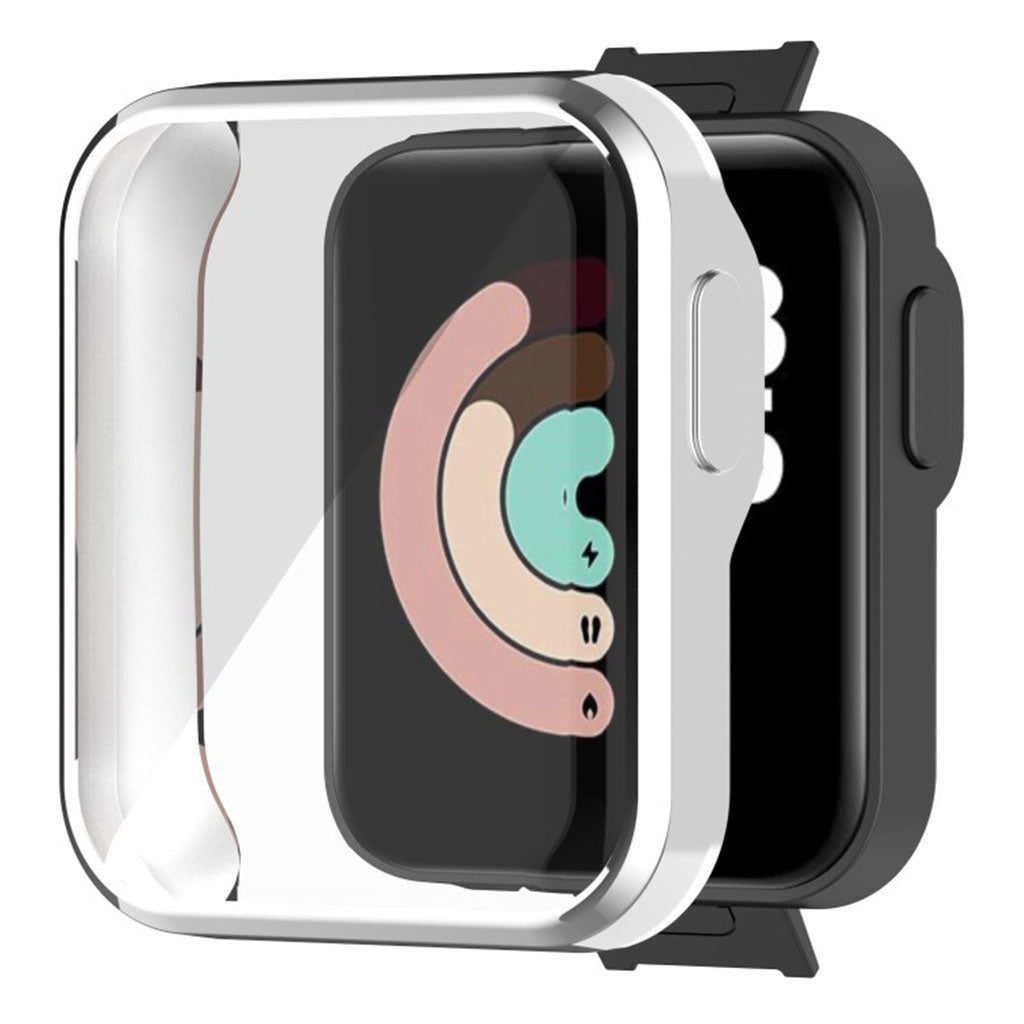 Xiaomi Mi Watch Lite / Redmi Watch Glänzend Hülle - Silber