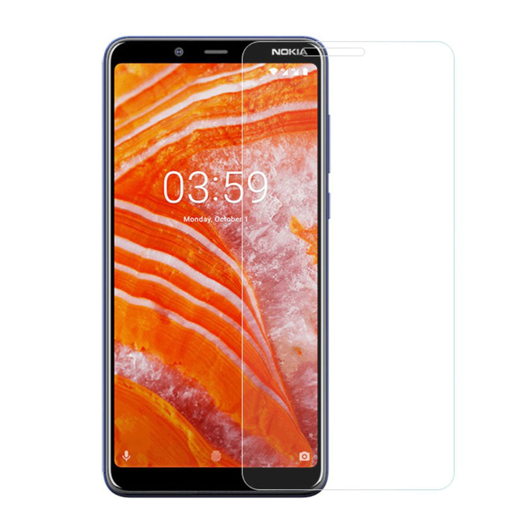 Nokia 3.1 Plus arc edge Gehärtetes Glas Bildschirm Schutz