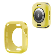 Apple Watch Series 6 / 5 44mm Süßigkeitsfarbe Silikon Rahmen - All Gelb