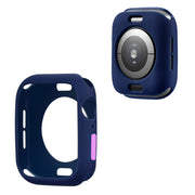 Apple Watch Series 6 / 5 44mm Süßigkeitsfarbe Silikon Rahmen - Blau / Violett