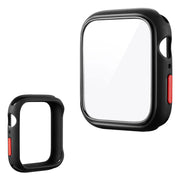 Apple Watch Series 6 / 5 44mm Hülle mit Gehärtetes Glas - Schwarz