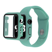 Apple Watch Series 6 / 5 40mm Hülle mit Gehärtetes Glas + Uhrenarmband - Grün