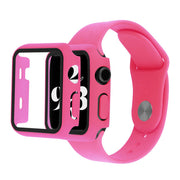 Apple Watch Series 6 / 5 40mm Hülle mit Gehärtetes Glas + Uhrenarmband - Rose