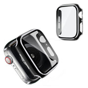 Apple Watch Series 6 / 5 40mm Cool Rahmen mit Gehärtetes Glas - Schwarz / Silber