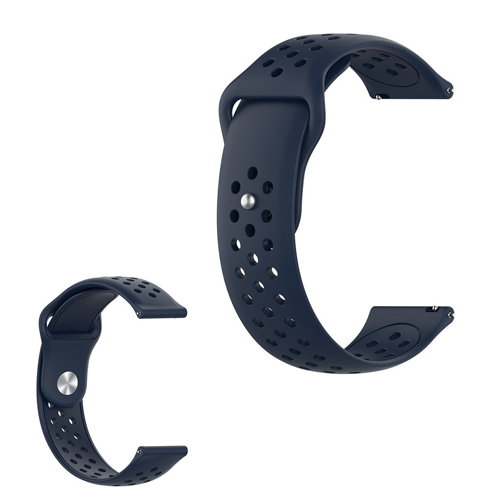 Samsung Gear S3 Glattes Loch Design Uhrenarmband - Dunkelblau