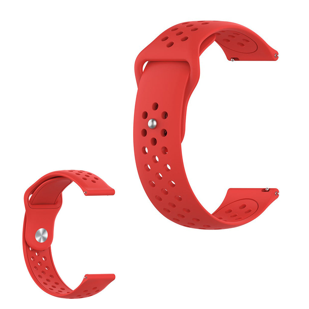 Samsung Gear S3 Glattes Loch Design Uhrenarmband - Rot