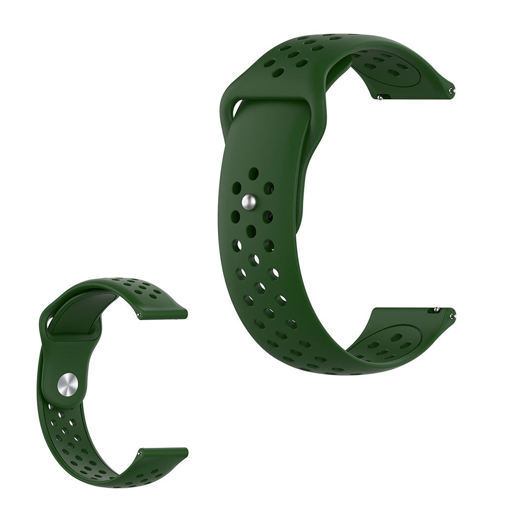 Samsung Gear S3 Glattes Loch Design Uhrenarmband - Grün