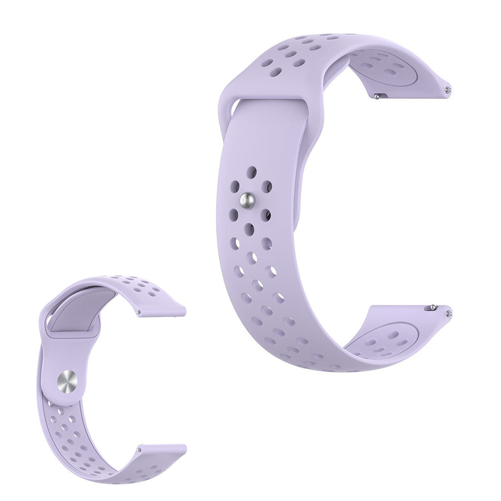 Samsung Gear S3 Glattes Loch Design Uhrenarmband - Hellviolett