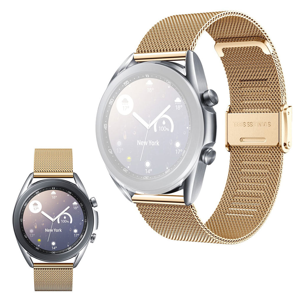 Samsung Galaxy Watch 3 (41mm) Rostfrei Stahl Uhrenarmband - Gold