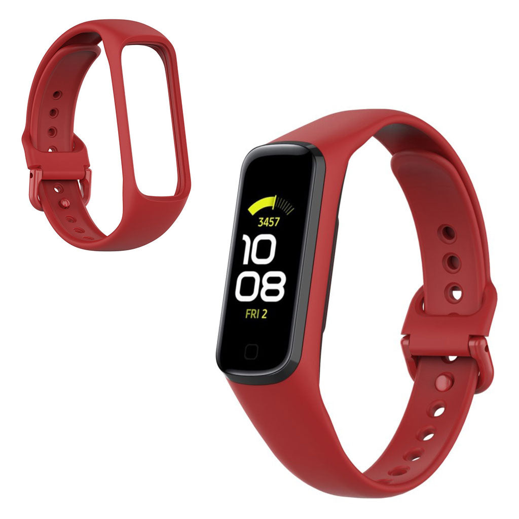 Samsung Galaxy Fit 2 Silikon Uhrenarmband - Rot