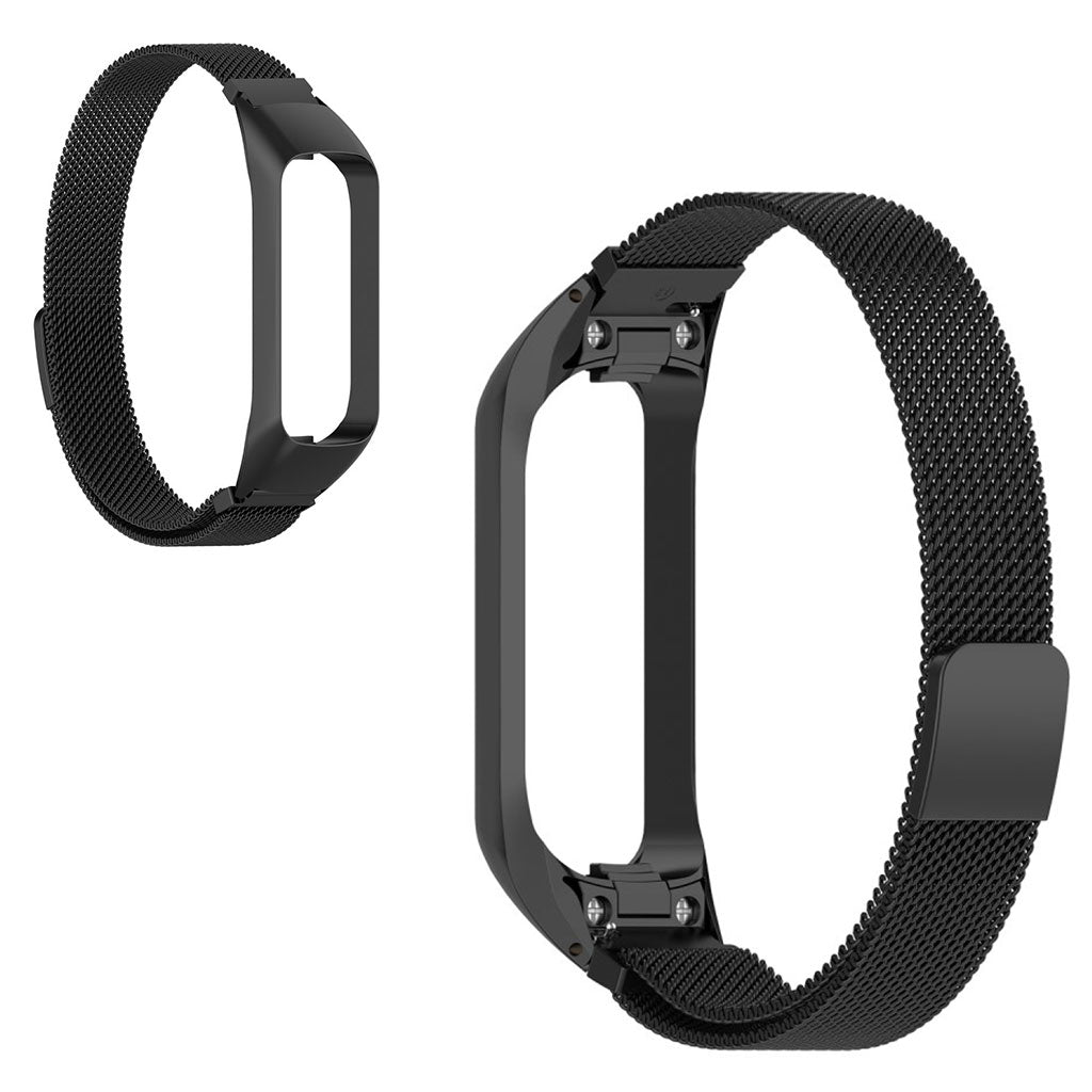 Samsung Galaxy Fit 2 Rostfrei Stahl Uhrenarmband - Schwarz