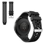 Huawei Watch GT 2e Doppelton Silikon Uhrenarmband - Schwarz