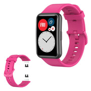 Huawei Watch Fit Silikon Uhrenarmband - Rose