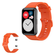 Huawei Watch Fit Silikon Uhrenarmband - Orange