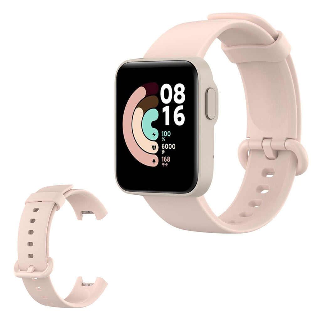 Xiaomi Mi Watch Lite Einfaches Silikon Uhrenarmband - Rosa