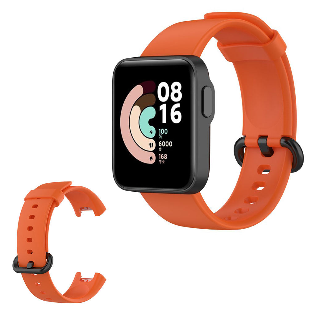 Xiaomi Mi Watch Lite Einfaches Silikon Uhrenarmband - Orange