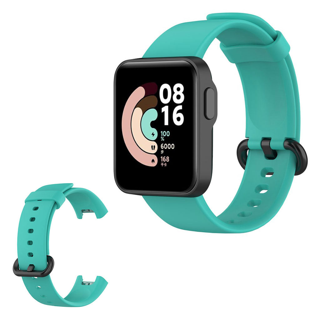 Xiaomi Mi Watch Lite Einfaches Silikon Uhrenarmband - Cyan