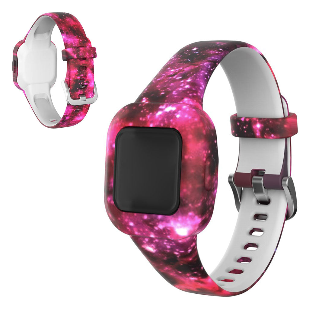 Garmin Vivofit Jr 3 Muster in Silikon Uhrenarmband - Sternenklarer Himmel Rosa