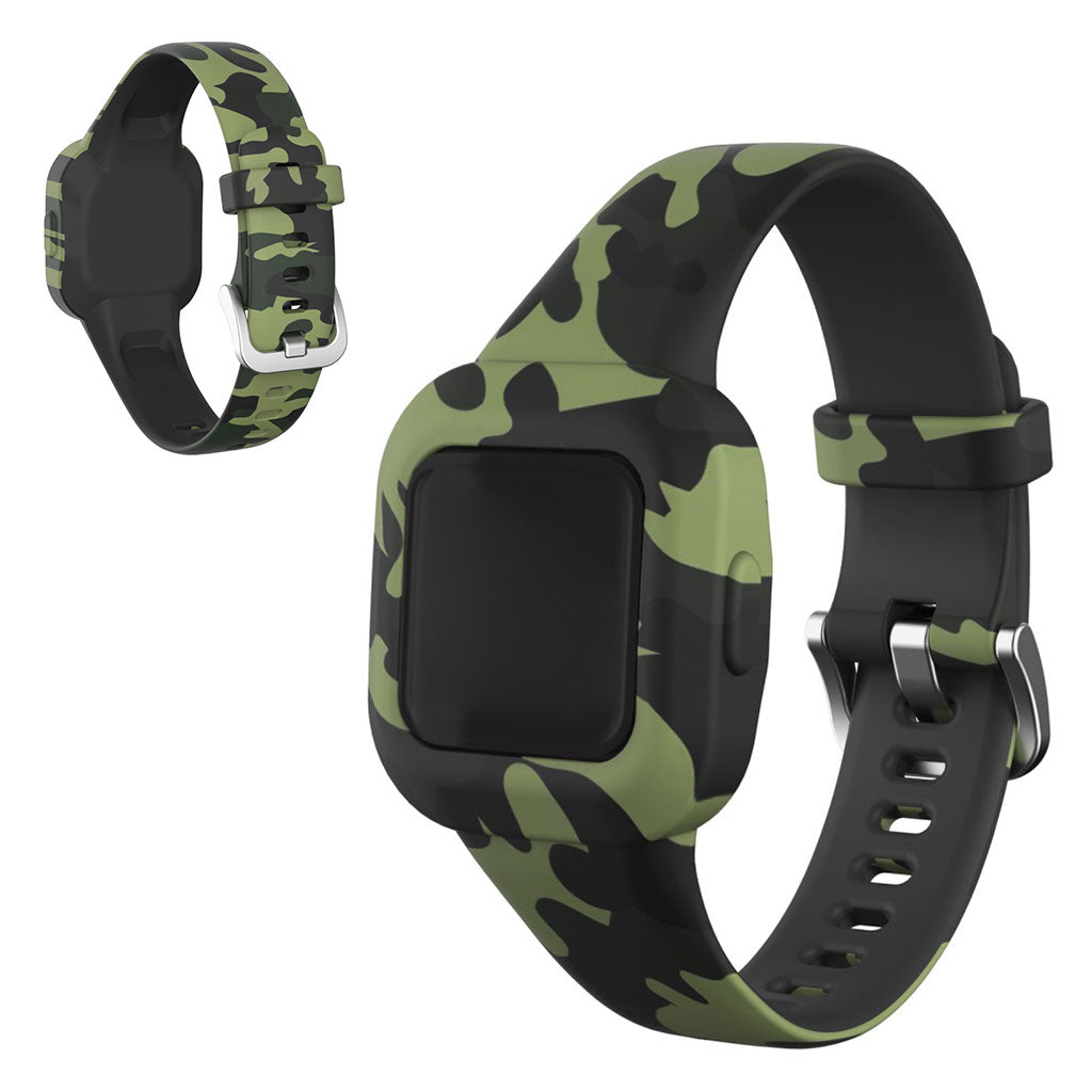 Garmin Vivofit Jr 3 Muster in Silikon Uhrenarmband - Camouflage Grün