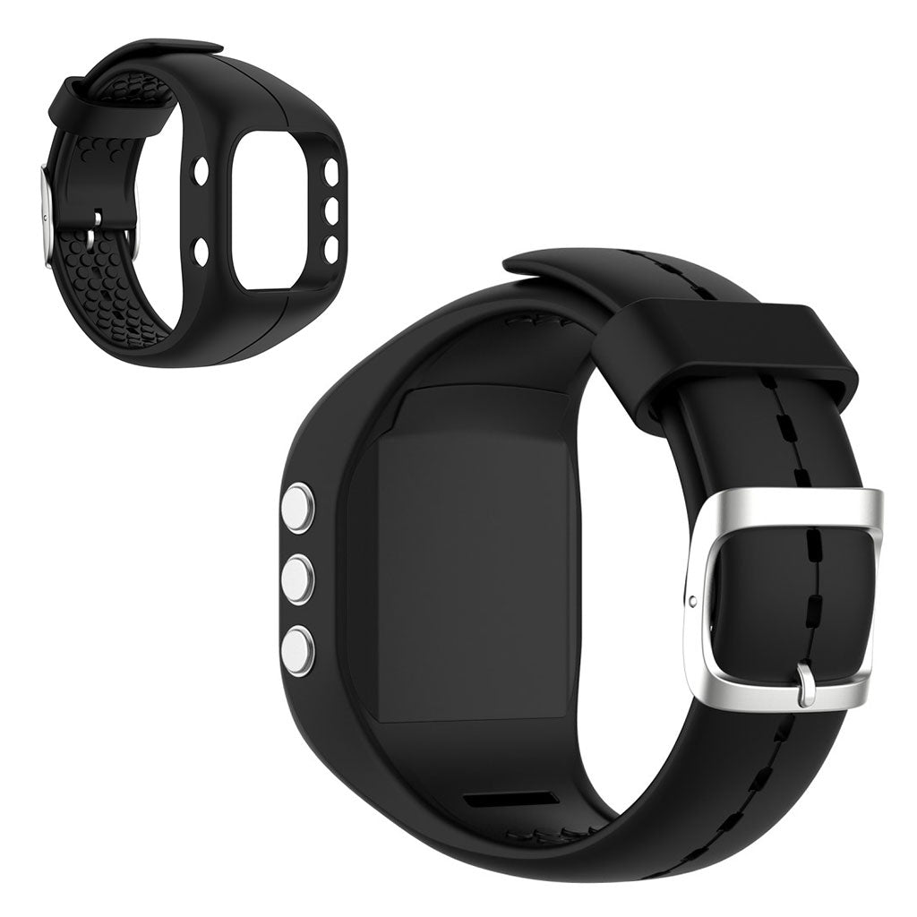 Polar A300 Silikon Uhrenarmband - Schwarz