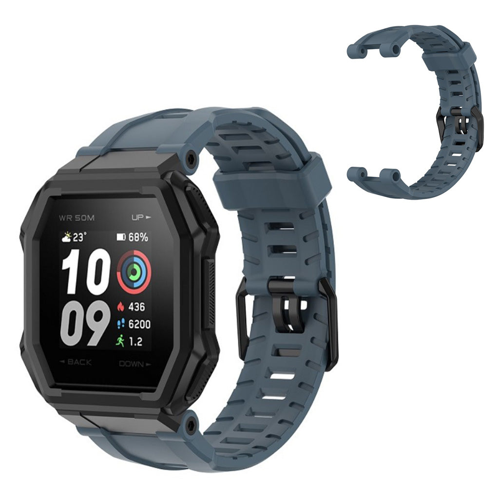 Amazfit Ares Haltbar Silikon Uhrenarmband - Dunkelblau