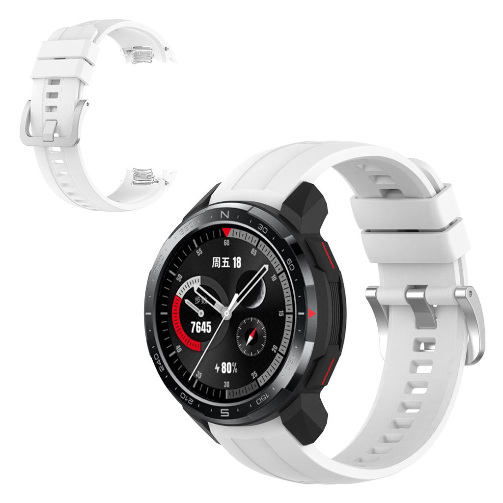 Honor Watch GS Pro Silikon Uhrenarmband - Weiß