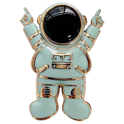 Universeller Cartoon Astronaut galvanisierter Handyhalter - Grün