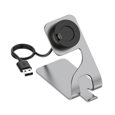 Metallic Stil Ladestation For Garmin Watch - Grau